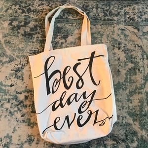“Best Day Ever” canvas bag!